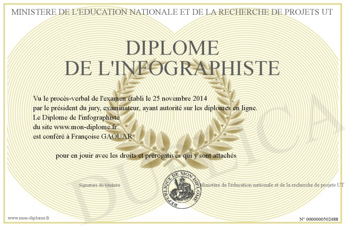 infographiste diplome